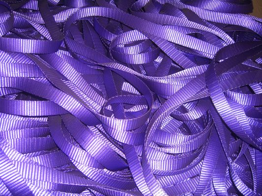 खरीदें बहु रंगीन 1T पॉलिएस्टर वेबिंग रोल, पॉलिएस्टर स्लिंग वेबिंग TUV GS प्रमाण पत्र online manufacture