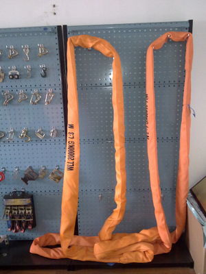 खरीदें WLL 20T भारी शुल्क अंतहीन गोल स्लिंग पॉलिएस्टर EN1492-2 नरम नारंगी online manufacture