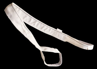 खरीदें सफेद रंग पॉलिएस्टर फ्लैट बद्धी गोफन TSEWS1000 डबल Plies Slings online manufacture