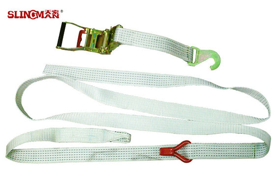 खरीदें 50MM पॉलिएस्टर कार ट्रेलर टाई डाउन स्ट्रैप्स LC2500 DN EN12195-2 नाव बांधने के लिए online manufacture