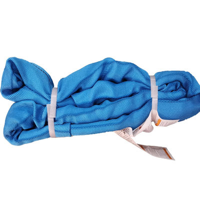 खरीदें ऊर्ध्वाधर 23000 एलबीएस पॉलिएस्टर गोल स्लिंग नीला WSTDA मानक online manufacture